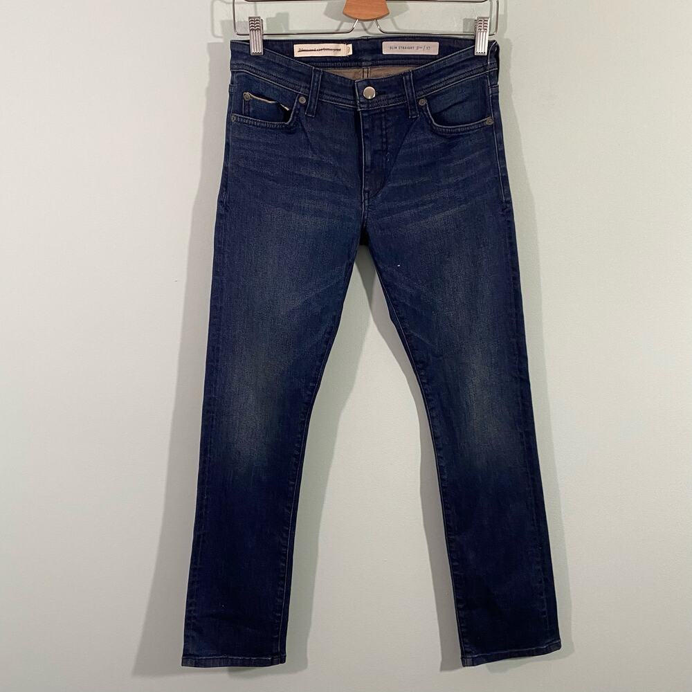 Pilcro And the Letterpress Anthropologie Mid Rise Slim Straight Jeans Size 27